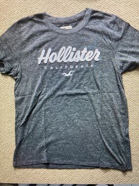 Hollister Blue Heather Logo Tee